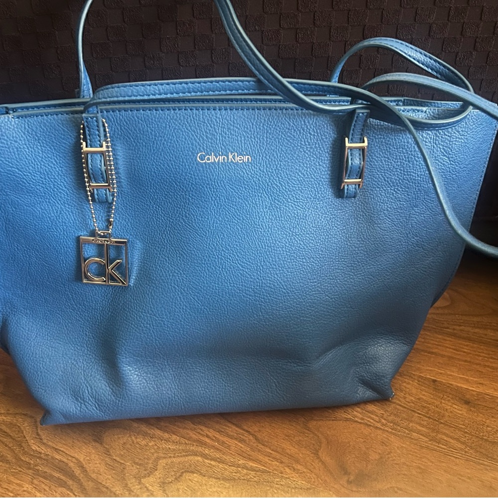 Calvin Klein Vibrant Blue Tote Bag